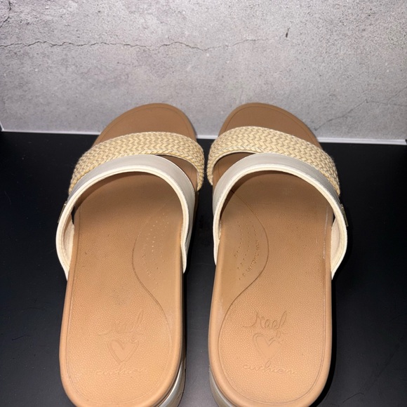 Reef Women's Sandals in Cream and Tan - Picture 10 of 10